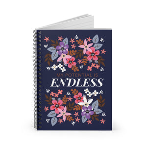 "Endless Potential" Spiral Notebook - Ruled